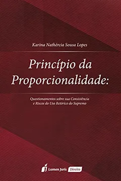 Livro Princípio da Proporcionalidade - Resumo, Resenha, PDF, etc.