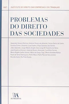 Livro Problemas Do Direito Das Sociedades N.º 1 Da Coleccao - Resumo, Resenha, PDF, etc.