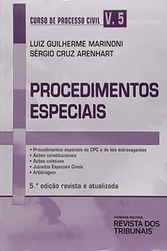 Livro Procedimentos Especiais - Coleção Curso De Processo Civil - Volume 5 - Resumo, Resenha, PDF, etc.