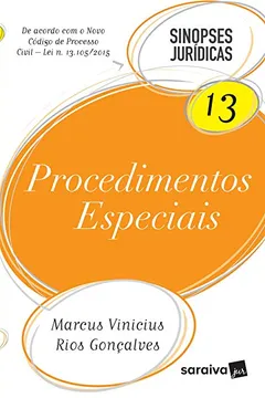 Livro Procedimentos Especiais - Volume 13. Coleção Sinopses Jurídicas - Resumo, Resenha, PDF, etc.