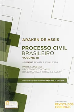 Livro Processo Civil Brasileiro - Volume 3 - Resumo, Resenha, PDF, etc.