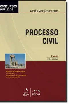 Livro Processo Civil - Série Concursos Públicos - Resumo, Resenha, PDF, etc.