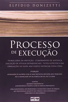 Livro Processo de Execução - Resumo, Resenha, PDF, etc.