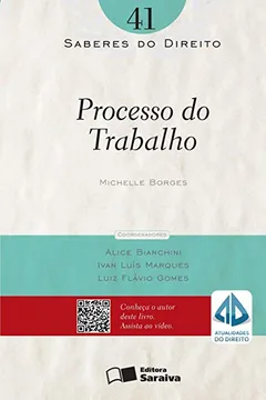 Capa do livro Processo do Trabalho - Volume 41. Coleção Saberes do Direito