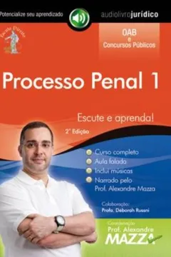 Livro Processo Penal - V. 01 - Resumo, Resenha, PDF, etc.