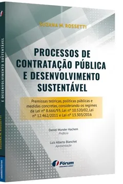 Livro Processos de contratação pública e desenvolvimento sustentável - Resumo, Resenha, PDF, etc.