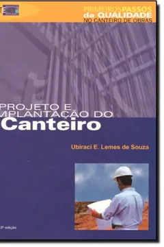 Livro Projeto E Implantação Do Canteiro - Resumo, Resenha, PDF, etc.