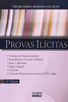 Livro Provas Ilícitas - Resumo, Resenha, PDF, etc.