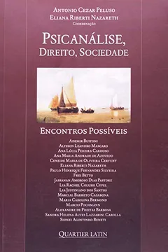 Capa do livro Psicanalise, Direito, Sociedade. Encontros Possíveis