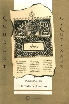 Livro Qohélet. O-que-Sabe. Eclesiastes - Resumo, Resenha, PDF, etc.