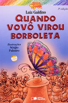 Capa do livro Quando Vovô Virou Borboleta - Coleção Jabuti