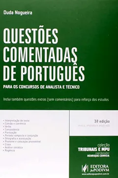 Livro Questoes Comentadas De Portugues - Resumo, Resenha, PDF, etc.
