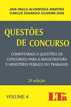 Livro Questões de Concurso - Volume 4 - Resumo, Resenha, PDF, etc.