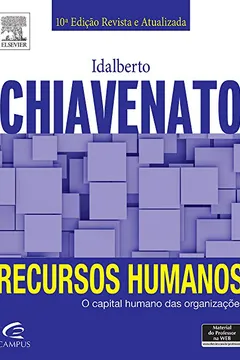 Capa do livro Recursos Humanos. O Capital Humano das Organizações