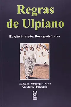 Livro Regras De Ulpiano - Resumo, Resenha, PDF, etc.
