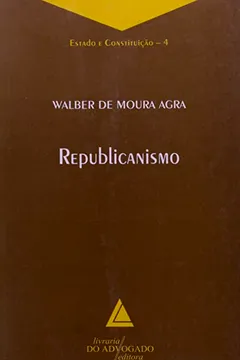 Capa do livro Republicanismo