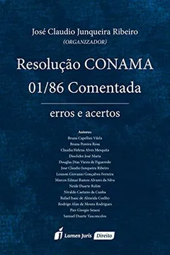 Livro Resolução Conama 01/86 Comentada - Resumo, Resenha, PDF, etc.