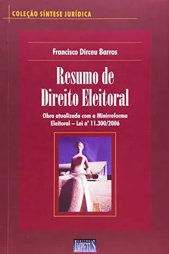 Livro Resumo de Direito Eleitoral - Resumo, Resenha, PDF, etc.