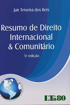 Livro Resumo de Direito Internacional e Comunitário - Resumo, Resenha, PDF, etc.