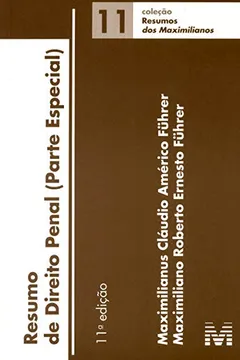 Livro Resumo de Direito Penal. Parte Especial - Volume 11 - Resumo, Resenha, PDF, etc.