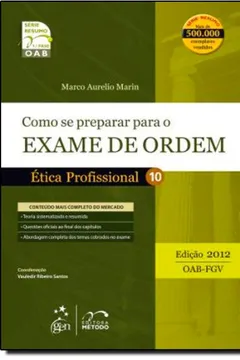 Livro Resumo OAB. 1ª Fase. Ética Profissional OAB-GFV - Resumo, Resenha, PDF, etc.