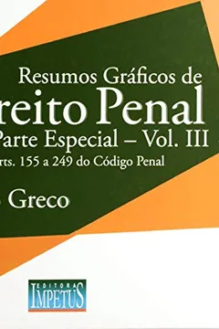 Livro Resumos Gráficos de Direito Penal. Parte Especial - Volume 3 - Resumo, Resenha, PDF, etc.