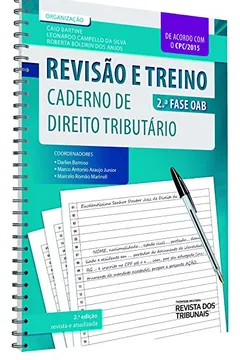 Livro Revisão e Treino 2ª Fase OAB. Caderno de Direito Tributário - Resumo, Resenha, PDF, etc.