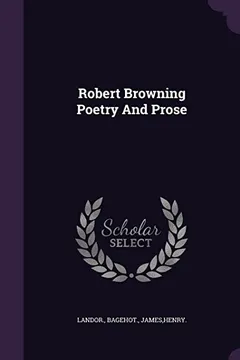 Livro Robert Browning Poetry and Prose - Resumo, Resenha, PDF, etc.