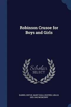 Capa do livro Robinson Crusoe for Boys and Girls