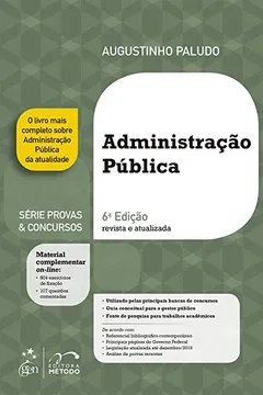 Livro Série Provas & Concursos. Administração Pública - Resumo, Resenha, PDF, etc.