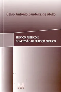 Capa do livro Serviço Publico Concessão Serviço