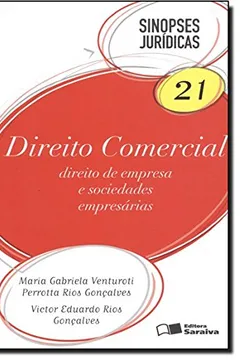 Livro Sinopses Jurídicas. Direito Comercial - Volume 21 - Resumo, Resenha, PDF, etc.