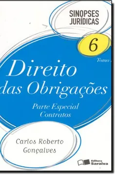 Livro Sinopses Jurídicas. Direito Das Obrigações - Volume 6. Tomo I - Resumo, Resenha, PDF, etc.