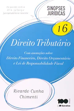 Livro Sinopses Jurídicas. Direito Tributário - Volume 16 - Resumo, Resenha, PDF, etc.