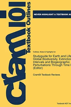 Livro Studyguide for Earth and Life: Global Biodiversity, Extinction Intervals and Biogeographic Perturbations Through Time by (Editor) - Resumo, Resenha, PDF, etc.