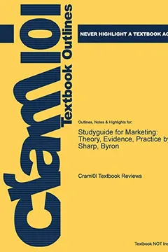Livro Studyguide for Marketing: Theory, Evidence, Practice by Sharp, Byron - Resumo, Resenha, PDF, etc.
