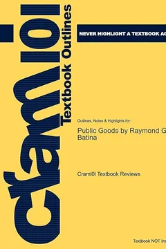 Livro Studyguide for Public Goods by Batina, Raymond G., ISBN 9783540241744 - Resumo, Resenha, PDF, etc.