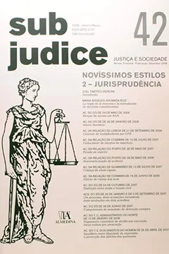 Livro Sub Judice 42 Novissimos Estilos, 2 - Resumo, Resenha, PDF, etc.