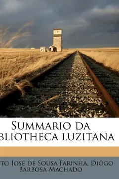 Capa do livro Summario Da Bibliotheca Luzitana