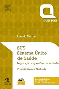 Livro SUS. Sistema Único De Saúde. Legislação E Questões Comentadas - Resumo, Resenha, PDF, etc.