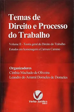 Livro Temas De Direito E Processo Do Trabalho - V. Ii - Resumo, Resenha, PDF, etc.