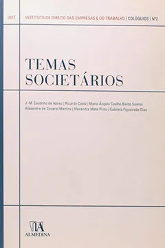 Livro Temas Societarios N.º 2 Da Coleccao - Resumo, Resenha, PDF, etc.