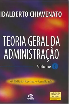 Teoria Geral Da Administração - Volume1 PDF Idalberto Chiavenato