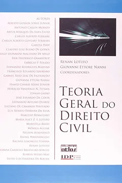 Livro Teoria Geral do Direito Civil - Resumo, Resenha, PDF, etc.