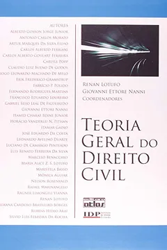 Capa do livro Teoria Geral do Direito Civil