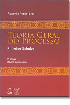 Livro Teoria Geral Do Processo - Resumo, Resenha, PDF, etc.