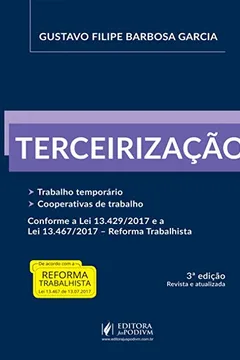 Livro Terceirização: Trabalho Temporário, Cooperativas de Trabalho - Resumo, Resenha, PDF, etc.