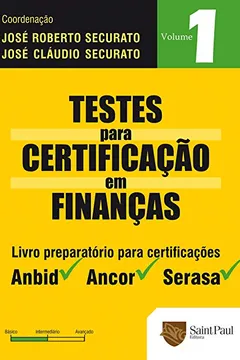 Livro Testes Para Certificação em Finanças - Volume 1 - Resumo, Resenha, PDF, etc.
