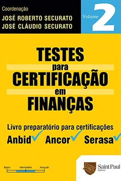 Livro Testes Para Certificação em Finanças - Volume 2 - Resumo, Resenha, PDF, etc.