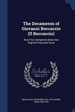 Capa do livro The Decameron of Giovanni Boccaccio (Il Boccaccio): Now First Completely Done Into English Prose and Verse